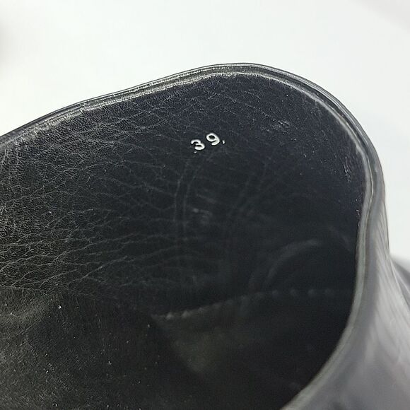 Free People Whynwood Black Patent Leather Slip On Women's Mule - Picture 13 of 14